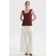 thumbnail image 4 of Polera Mujer Vuelo Abotonado Vino, 4 of 4