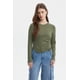 thumbnail image 1 of Polera Mujer Recogido Costado Verde Militar Claro, 1 of 4
