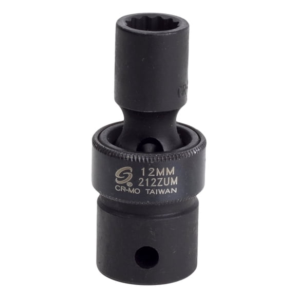 Unidad Impact Socket Sunex 212zum de 1/2 pulgada, 12 mm y 12 puntos