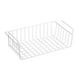 thumbnail image 1 of Canasto De Alambre Debajo Del Estante, Organizador De Metal Para Dormitorio, Armario, Refrigerador, Blanco, 26x22cm, 1 of 3