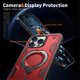thumbnail image 5 of Para Apple iPhone 16 Pro Funda con Soporte de Anillo O Magnético Invisible, Funda de Teléfono a Prueba de Golpes, Rojo, para iPhone 16 Pro, 5 of 6
