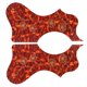 thumbnail image 4 of Guitarra Acústica Pickguard Decor Placa Antiara?azos Izquierda / Derecha Marrón, 4 of 5