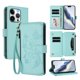thumbnail image 1 of Funda Cartera Mariposa para [iPhone 16 Pro] con Soporte y Cremallera Verde menta, 1 of 6