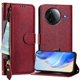 thumbnail image 3 of FOXDOCK Funda Tipo Cartera para Realme 15 5G Cuero PU con Cremallera y Correa de Muñeca, Ranuras para Tarjetas, Soporte Plegable, Cierre Magnético, 3 of 5