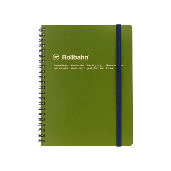 Cuaderno Delfonics Rollbahn Espiral Clásico Oliva