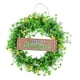thumbnail image 5 of Guirnalda de vegetación de primavera feliz de Pascua, colgador de puerta delantera guirnalda colgante artificial de verano rústico para el aniversario, 5 of 5