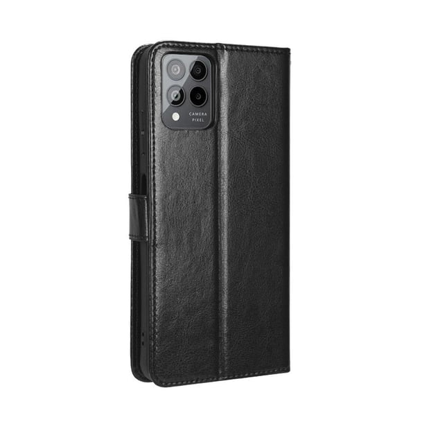 Funda tipo libro para T-Mobile T Phone Pro 5G, cartera todo‑en‑uno, funda multifuncional con tarjetero y correa de muñeca desmontable