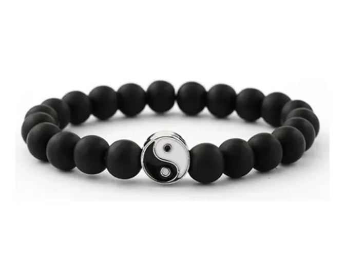 Genérico - Pulsera Piedras Ying Yang