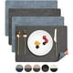 thumbnail image 1 of Set 4 Individuales Ecocuero Impermeables Antimanchas Reversibles, 1 of 8