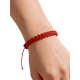 thumbnail image 1 of Pulsera gruesa tejida con hilo tamaño standar unisex Rojo, 1 of 3