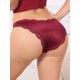thumbnail image 3 of INSPIRE CHIC Braguitas de Satén de Cintura Baja para Mujer con Encaje Floral Talla Grande Rojo Vino, 3 of 4