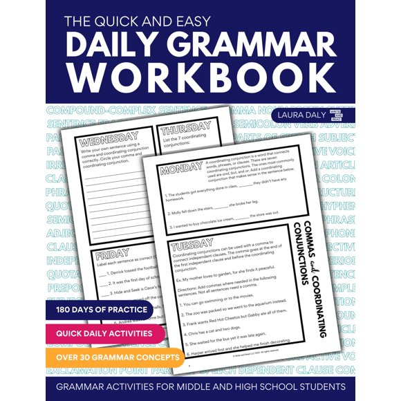 Cuaderno de Gramática Write & Read Publishing Actividades Diarias