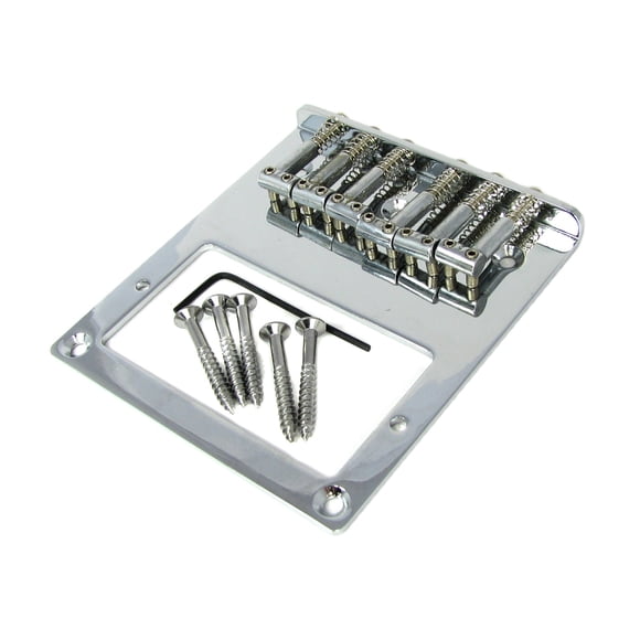 Puente de guitarra C. B. Gitty cromado de carga superior para humbucker
