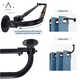 thumbnail image 5 of Set Doble De Barras Para Cortina Extensible 120 a 210 Cm Curvo De Metal Diámetro 16/19 Mm Color Negro, 5 of 8