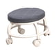 thumbnail image 5 of Taburete Redondo Con Ruedas, Silla Giratoria Resistente Y Resistente, Para Lavado De Coches, Salones De Fitness, Color Negro, 5 of 5