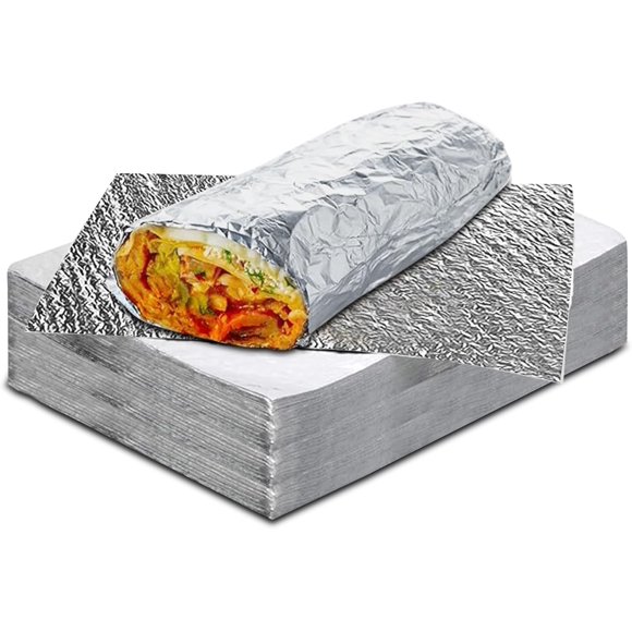 Envoltura de Alimentos XpressPak 36 cm x 26 cm Paquete de 100 Hojas de Aluminio