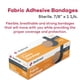 thumbnail image 5 of Vendajes adhesivos Dealmed de tela flexible ovalada, 100 unidades, 5 of 7