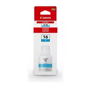 Botella De Tinta Canon Gi 16 Cian 132Ml