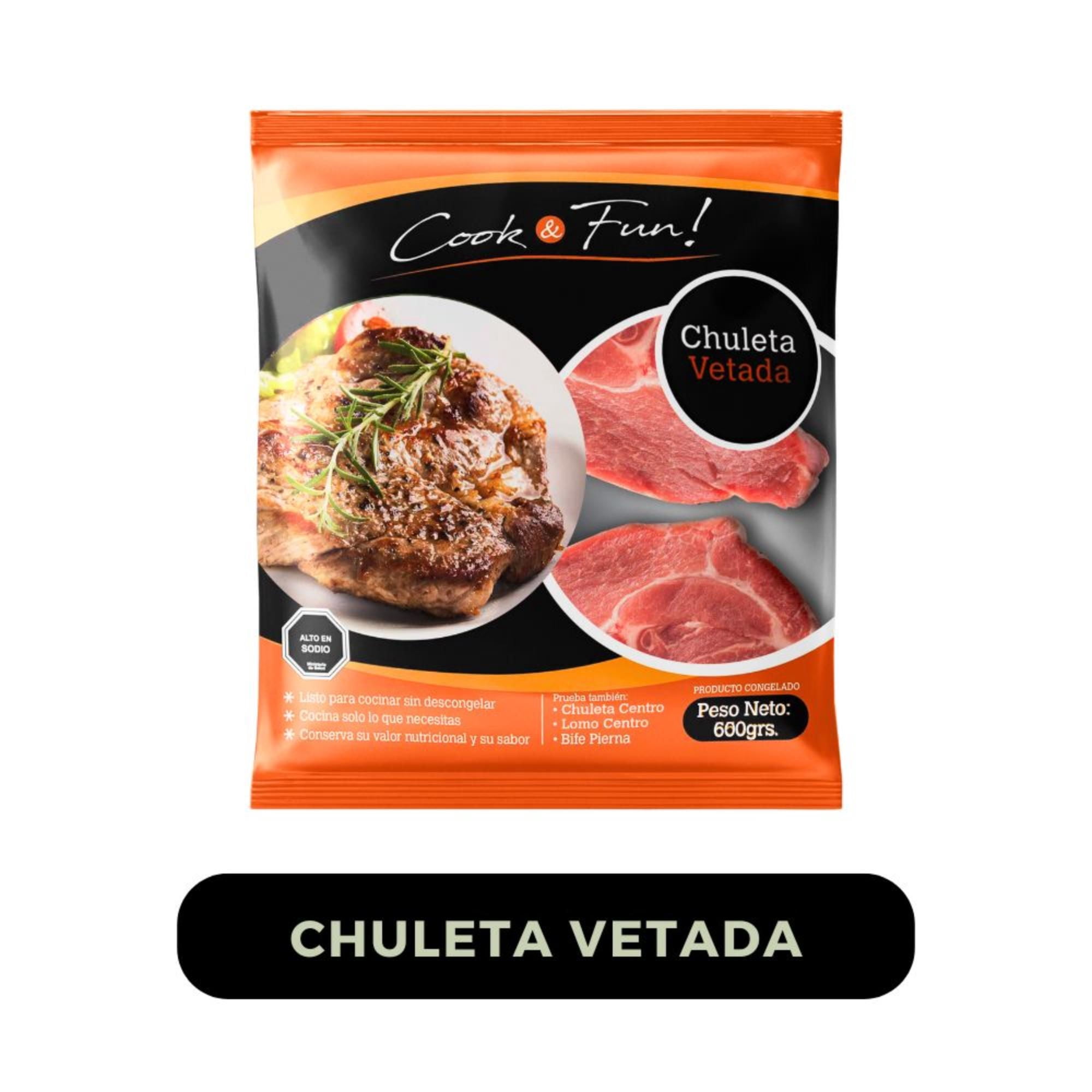 Chuleta De Cerdo Vetada 600 g Cook & Fun