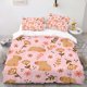 thumbnail image 1 of Bedding Including 1 Quilt and 2 Pillowcases (filling Not Included) Featuring a Fun Capybara Pattern Design Perfect for Holiday Decoration in Bedrooms Living Roo, 1 of 1