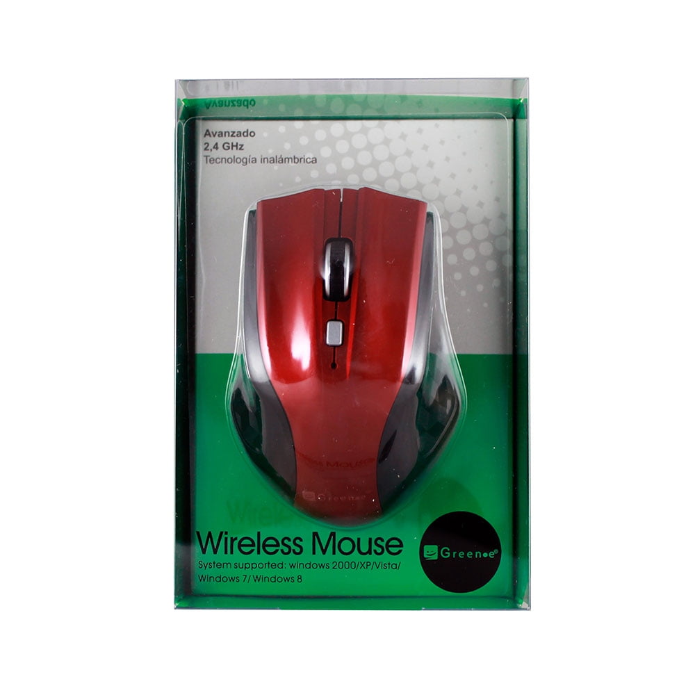 Green E - Mouse Ergonómico Inalámbrico 2.4 Ghz / 6 Botones