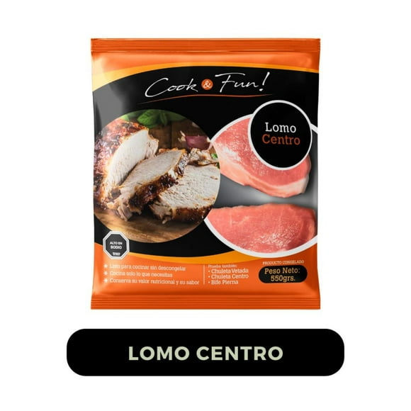 Lomo de Cerdo Congelado, 550 g