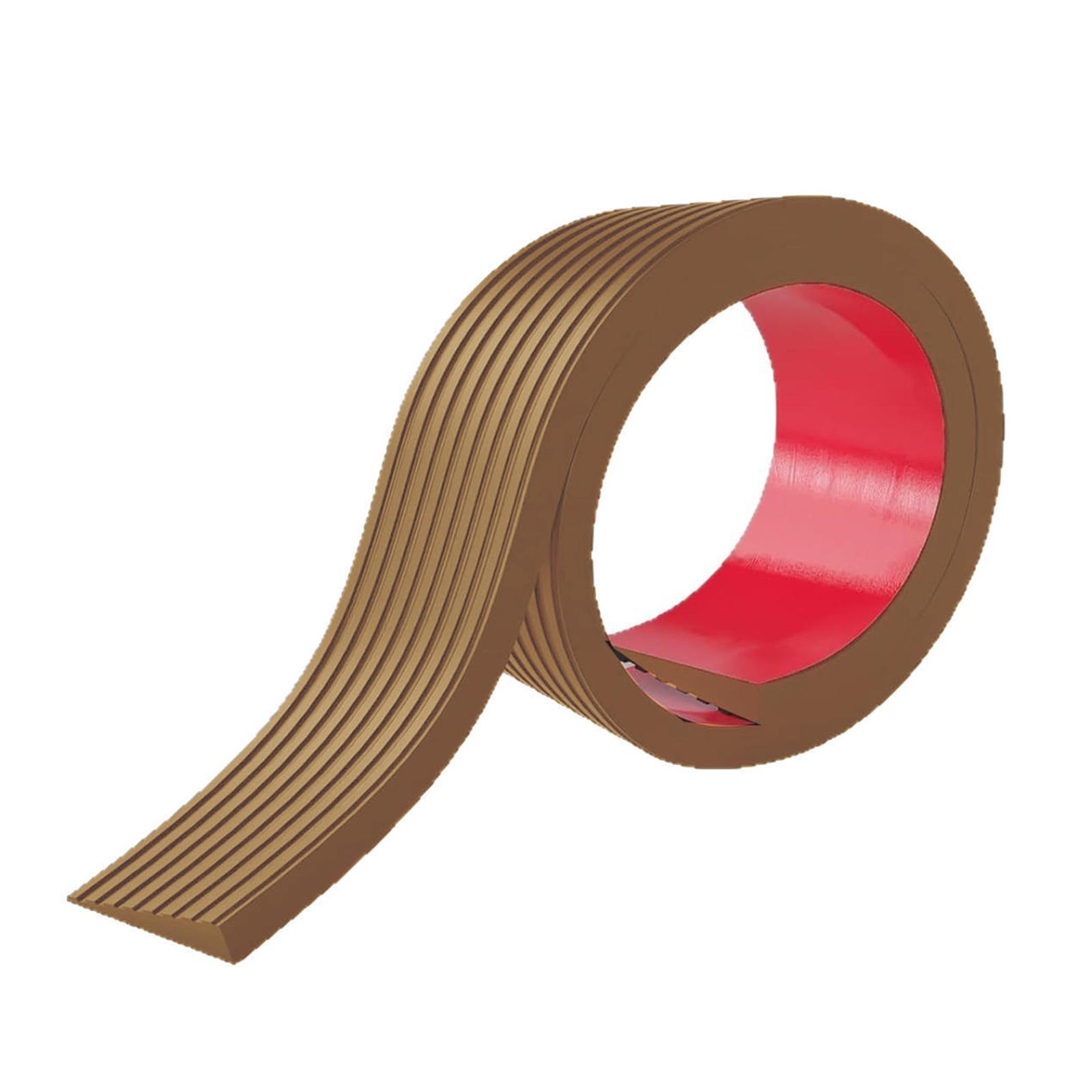 Magideal - Rampa Para Umbral De Puerta, Rampa Para Baldosas De Suelo, Suministros De Accesorios De Pvc, Cuña Antideslizante Para Escalones De Puerta, Baño, Balcó Marrón Claro