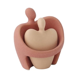 Magideal - Pareja Amante Estatua Escultura Decoración Creativa Escritorio Miniatura Amantes Regalos Pareja Figurita Para Dormitorio Aniversario Boda Cabecera , 9Cmx11Cm