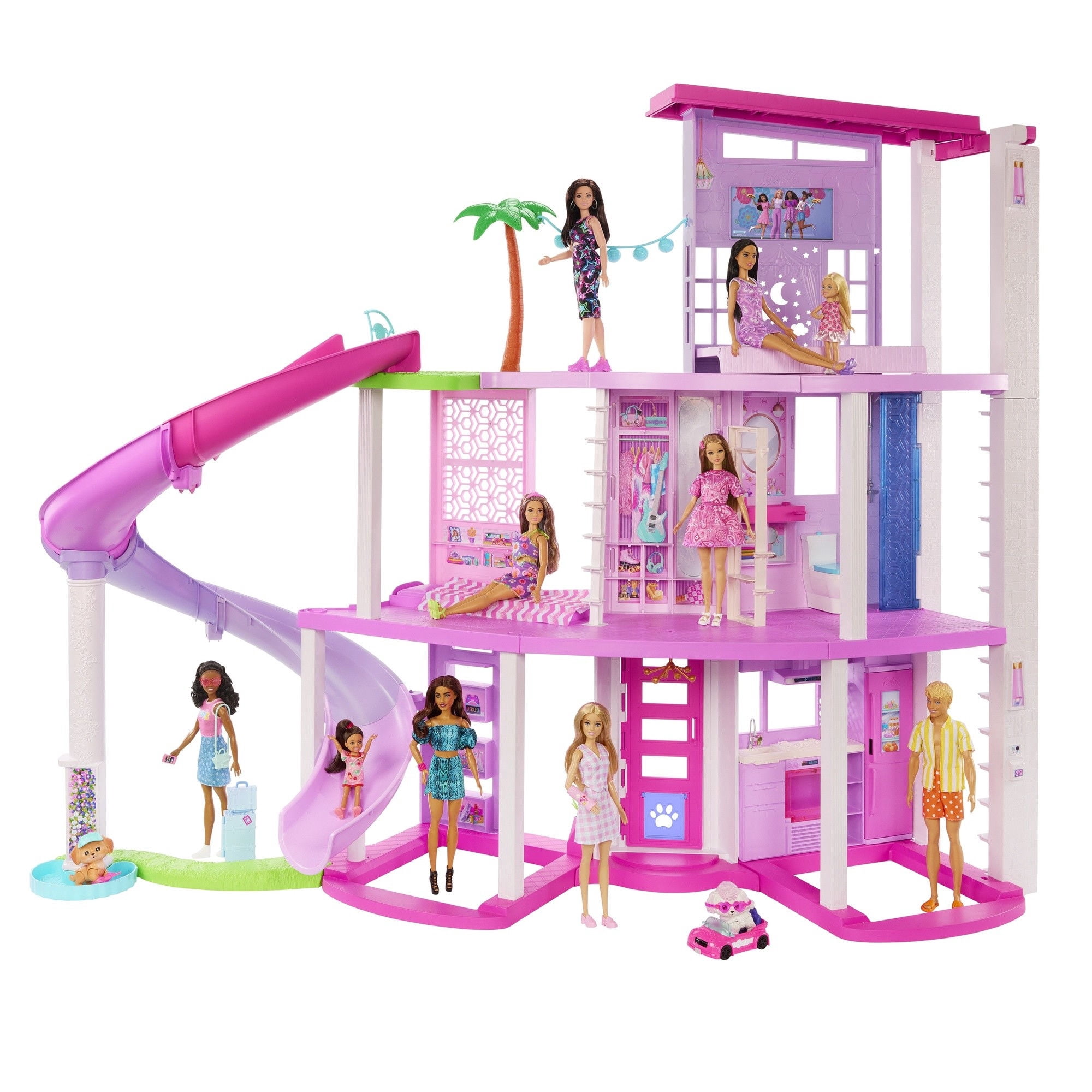 Barbie Set de Juego Casa con Resbaladilla