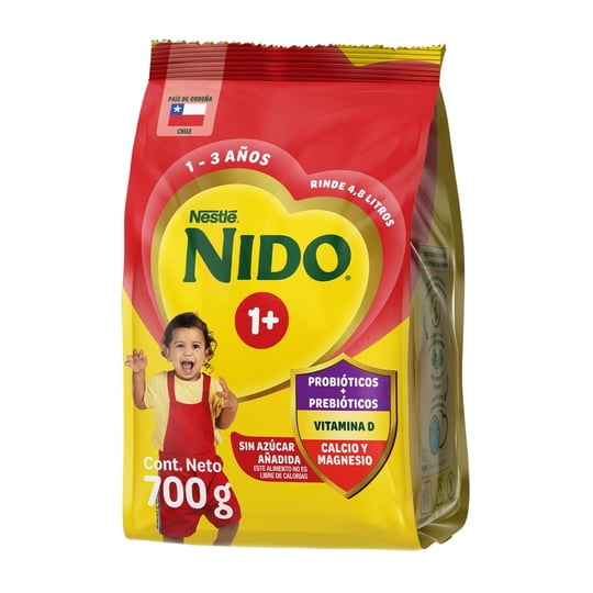 Leche En Polvo Semidescremada Etapa 1+ Bolsa. 700g Nido
