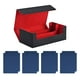 thumbnail image 2 of Caja De Baraja De Cartas Coleccionables, Juguete De Tarjeta De Recolección Fuerte, Estuche Para Tarjetas Deportivas De Cuero PU, Negro, Rojo, Azul Oscuro, 2 of 5