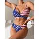 thumbnail image 4 of Set Bikini 2 Piezas Estampado USA Top Cruzado Con Relleno, 4 of 7