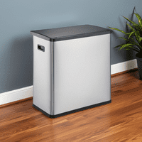 Igpro - Basurero Metalico Acero Inoxidable 60L Con Sensor