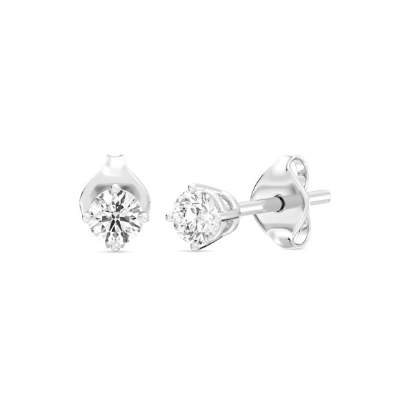 Pendiente GILDED 1/3 ct Diamante de Laboratorio Oro Blanco 10K