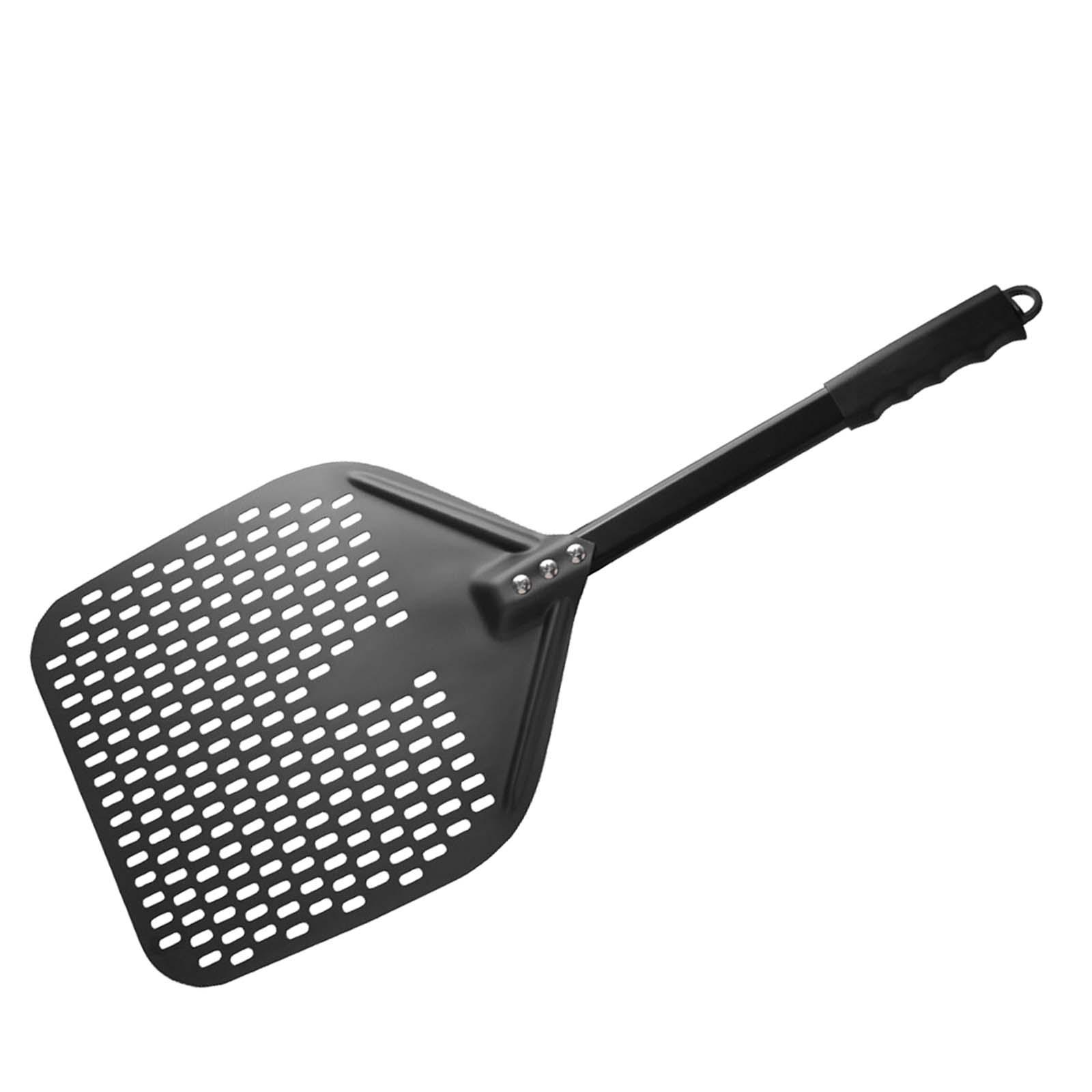 Bothyi - Cáscara De Pizza De Metal Con Mango, Pala De Pizza Conveniente Para Cocina, Pastelería, Pan Corto