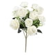 thumbnail image 2 of 10 cabezas de camelia artificial rosa para mesa de boda decoración blanca, 2 of 5