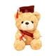 thumbnail image 2 of Lindo Oso De Peluche De 28cm, Peluche De Simulación De Animales Para Regalos De Novia, Sombrero Rojo, 2 of 5