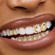thumbnail image 2 of Grillz for Women and Men, Removable Comfort Fit, Gold Teeth Grill, 2 of 3