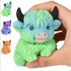 thumbnail image 1 of Vaca highland degradado squishies estrés lento alivio fidget mono vaca exprimible bola adultos, 1 of 5