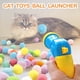 thumbnail image 2 of Pistola lanzadora de bolas para gatos MeoHui, 31 unidades con 30 bolas de peluche, 2 of 7