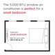 thumbnail image 5 of Aire acondicionado de ventana Frigidaire 5000 BTU 150 m² blanco, 5 of 9