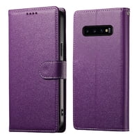 Funda Para Foxdock Samsung Galaxy S10 Plus– Cuero Premium, 3 Ranuras Para Tarjetas, Protección Contra Impactos