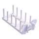 thumbnail image 3 of Estante De Madera Para Platos, Estante Para Almacenar Platos, Soporte Para Decoración De Armarios Del Hogar, Color Blanco, 3 of 5