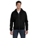 thumbnail image 4 of Sudadera con capucha Champion Adult 50/50 con cremallera completa negra, 4 of 5