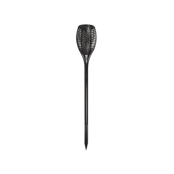 Lampara 33 Led Estaca Patio Solar Flama Antorcha Jardin 58cm