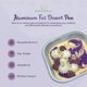 thumbnail image 2 of Bandeja para hornear KitchenDance de aluminio de color cuadrado de 8 onzas con tapa, 2 of 7