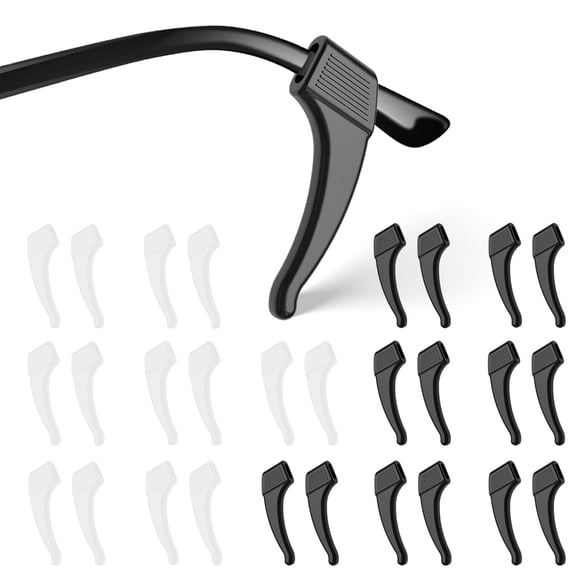 Almohadillas antideslizantes para orejas SMARTTOP, 20 pares de silicona, para gafas y gafas de sol