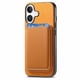 thumbnail image 2 of Funda de Cuero Magnética con Tarjetero para iPhone 16 Plus Cubierta Delgada Amarillo, 2 of 5
