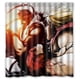 thumbnail image 1 of Cortina de ducha de batalla de Street Fighter Ryu y Ken, juego de cortina de baño con ganchos, tamaño 66 x 72 pulgadas, 1 of 3