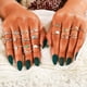 thumbnail image 5 of Juego de 64 anillos vintage para nudillos, apilables, estilo bohemio, estilo midi., 5 of 5